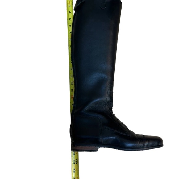 Rectiligne Andover Equestrian Jump Black Tall Riding Boot Made in France Sz 9 - Picture 13 of 17